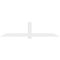 Ekena Millwork Eugene Architectural Grade PVC Gable Bracket, 108"W x 27"H x 2"D x 6"F, 6/12 Pitch GBP108X27X0206EUG00 - alternate 3